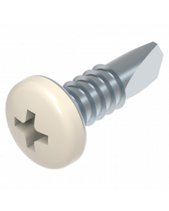 Self drilling screw 4.2x13 white