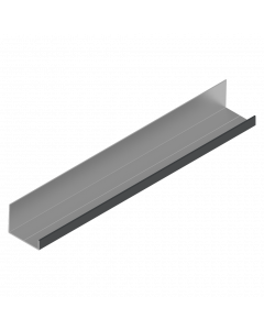 L-profile fixed upper panel RAL 7016