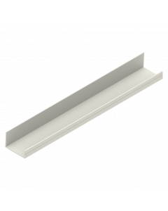 L-profile fixed upper panel Ral 9016