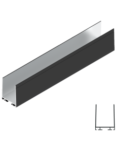 0 - u-profile-alu-bottom-top-residential-ral9004fs