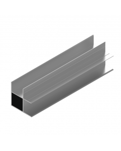 Connection profile corner for panels 40mm ALU BRUTE L=4000