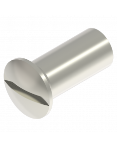 Ecrous de reliure M5x15 mm laiton nickelé