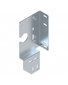 Side bearing plate open 127 mm/Z25/ Left