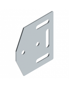 Sliding plate curve reinforcement