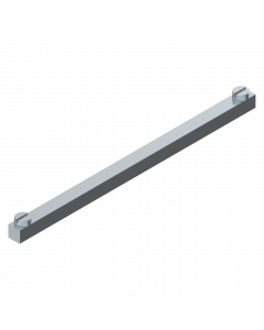 Square key long 130 mm for solid shaft