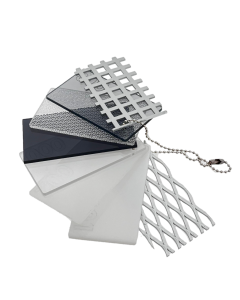 Plaque d’échantillon des remplissages