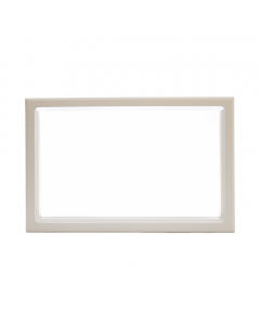 Window frame 532 x 344 mm white for cassette panels
