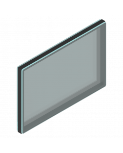 Double safety glass filling HR++ W  = 21 mm