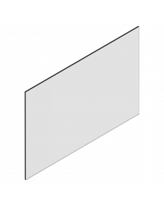 Graue Einzel-Acrylfüllung W = 3 mm