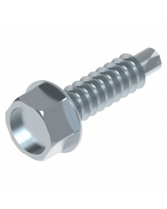 Self drilling screw 6,3x25 /ZP/head 10mm/DIN7504K