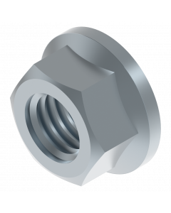 Serrated flange nut M10