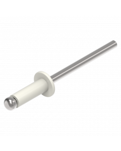 Blind rivet 4,8 × 14 mm ALU/STEEL RAL 9016