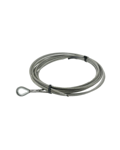 Hörmann Drahtseil mit Drahtseilkauschen und Endpressklemme 5.5 mm L= 10.000 mm