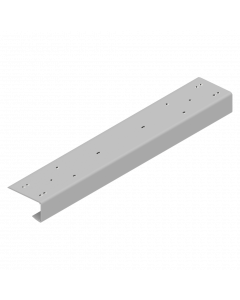 Endcap ISO 40 traditional single PVC grey 497 mm