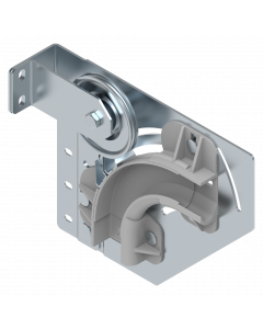 Cable pulley assembly LS200/80 mm incl. curve Right