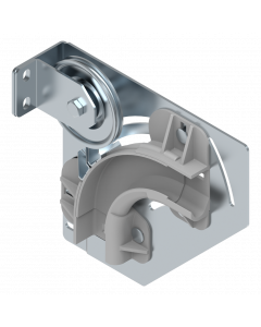 Cable pulley assembly LS200/40 mm-FTR incl. curve Right