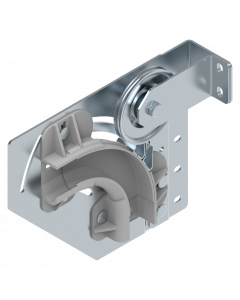 Cable pulley assembly LS200/80 mm -FTR incl. curve Left