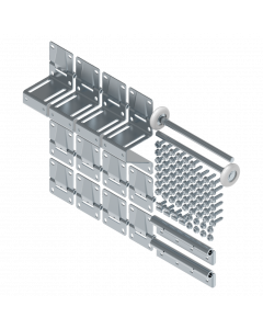 Double small hardware Fingersafe for a section ST3V