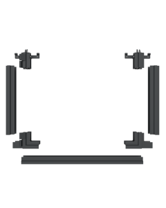 PDSC profile kit bottom DIN L 500 mm RAL 7016