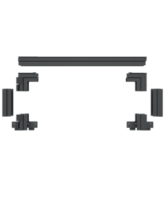 PDSC profile kit Top DIN L 610 mm RAL 7016