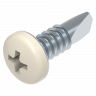 Self drilling screw 4.2x13 white