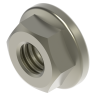 Serrated flange nut M6 stainless steel