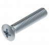 Cross recessed raised countersunk Screw M5 x 25 mm
