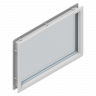 Window screwed rectangular 488 x 325 mm white 40 mm