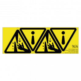 Risk of injury stickers