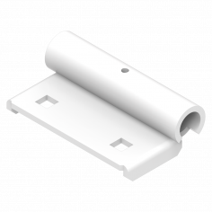 Roller holder WHITE 60 mm