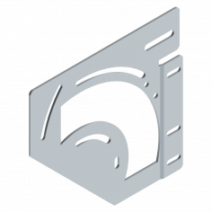 Base plate cable pulley adjustable LS200/Right